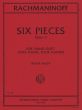 Rachmaninoff 6 Pieces Op.11 for Piano 4 Hands (Isidor Philipp)