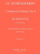 Schickhardt L'Alphabet de La Musique Op.30 - 24 Sonatas Vol.6 No.21-24 Treble Recorder and Bc (Edited by Paul J. Everett)