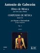 Cabezon Obras de Musica para Tecla, Arpa y Vihuela Vol.1 for Organ or Harpsichord (Compendio de Música - Madrid 1578) (ed. Claudio Astronio)