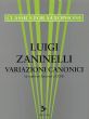 Zaninelli Variazioni Canonici 4 Saxophones (AATB) (Score/Parts) (Grade 4 +)