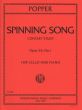Popper Spinning Song (Concert Study) Op.55 No.1 Cello-Piano