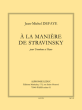 Defaye A la maniere de Strawinsky Trombone-Piano