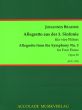 Brahms Poco Allegretto (from Symphony No.3) 4 Flutes (Score/Parts) (arr. Guy du Cheyron)