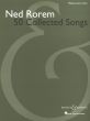 Rorem 50 Collected Songs for Medium or Low Voice and Piano (compiled by Richard Walters)