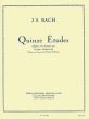 Bach 15 Etudes pour Clarinette (Delecluse)