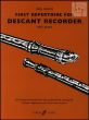 First Repertoire for Descant Recorder with Piano