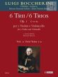 6 Trios Op.1 Vol.1 (No.1 - 3 (G.77 - 78 - 79) 2 Violins-Violoncello