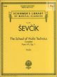 The School of Violin Technics Op.1