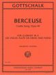 Gottschalk Berceuse Op.47 for Clarinet in A and Piano