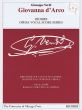 Verdi Giovanna d'Arco Vocal Score (it.) (critical edition Ricordi - University of Chicago Press)