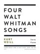 Weill 4 Walt Whitman Songs (both High and Low Version)