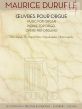 Oeuvres pour Orgue