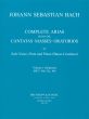 Bach Complete Arias from the Cantatas, Masses, Oratorios Vol. 1 Soprano-Flute and Bc (Score/Parts) (edited by Sven Hansell and Richard Hervig)