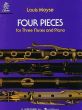 Moyse 4 Pieces for 3 Flutes and Piano