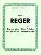 Reger 13 Choralvorspiele Op.79B fur Orgel