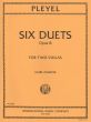 Pleyel 6 Duets Op.8 2 Violas (edited by Carl Paasch)