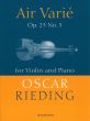 Rieding Air Varie Op.23 No.3 Violin - Piano