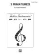 Penderecki 3 Miniatures for Clarinet in Bb and Piano