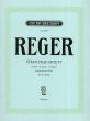 Reger String Quartett D Minor Op. Post. (1889) (Stimmen)