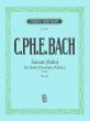 Bach Sonate G-dur WQ 139 Harfe (Hans J. Zingel)