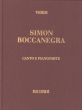 Verdi Simon Boccanegra Vocal Score (it.) (Hardcover)