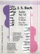 Bach Suite No.6 D-dur BWV 1012 Violoncello (Lothar Niefind)