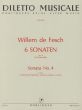 Fesch 6 Sonaten Op. 8 No. 4 C-dur Altblockflöte und Bc (Erich Benedikt)