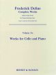 Delius Works for Cello and Piano (Complete Works Vol.31c)