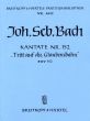 Bach Kantate No.152 BWV 152 Tritt auf die Glaubensbahn (Walk in the way of Faith) Partitur