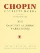 Chopin Concert Allegro and Variations for Piano (Paderewski) (Complete Works XIII)