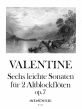 Valentine 6 leichte Sonaten Op.72 2 Altblfl. (Yvonne Morgan)
