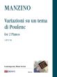 Manzino Variazioni su un tema di Poulenc 2 Pianos