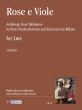Rose e Viole. Anthology from Tablatures by Pietro Borrono and Francesco da Milano)