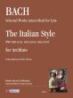 Bach Selected Works transcribed for Lute: The Italian Style Archlute