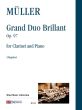 Muller Grand Duo Brillant Op.97 Clarinet[Bb] and Piano (edited by Dario Zingales)