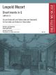 Mozart Divertimento G-Dur 2 Violoncelli und Kontrabass (bzw. 3 Violoncelli) (Part./Stimmen) (ed. Werner Rainer)