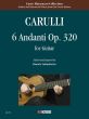 Carulli 6 Andanti Op.320 for Guitar (edited by Romolo Calandruccio)