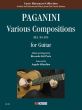 Paganini Various Compositions (M.S. 85-105) for Guitar (edited by Riccardo Del Prete)