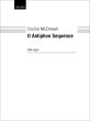 McDowall O Antiphon Sequence Organ