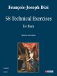 Dizi 58 Technical Exercises for Harp (edited by Anna Pasetti)