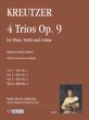 Kreutzer 4 Trios Op. 9 Vol. 4: Trio No. 4 for Flute-Violin and Guitar