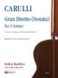 Carulli Gran Duetto (Sonata) (from the Compagnoni-Marefoschi Collection) for 2 Guitars