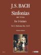 Bach Three Part Sinfonias BWV 787-801 for 3 Guitars Vol. 2: Nos. 11-15 (Editors Elisabetta Pistolozzi and Andrea Schiavina) (Score and Parts)