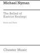 Nyman The Ballad Of Kastriot Rexhepi String Quartet (Score/Parts)