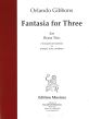 Gibbons Fantasia for Three for Brass Trio Score and Parts (2 Trumpets and Trombone)