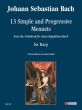 Bach 13 Simple and Progressive Menuets from the “Notebook for Anna Magdalena Bach” for Harp (edited by Anna Pasetti)