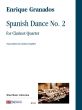 Granados Spanish Dance No. 2 for Clarinet Quartet (Score/Parts) (transcr. Giuliano Forghieri)