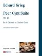 Grieg Peer Gynt Suite Op. 23 for 9 Clarinets or Clarinet Choir (Score/Parts) (transcr. by Giuliano Forghieri)