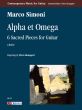 Simoni Alpha et Omega. 6 Sacred Pieces for Guitar (2020) (edited by Piero Bonaguri)