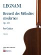 Legnani Recueil des Mélodies modernes Op. 222 for Guitar (Mario Martino)